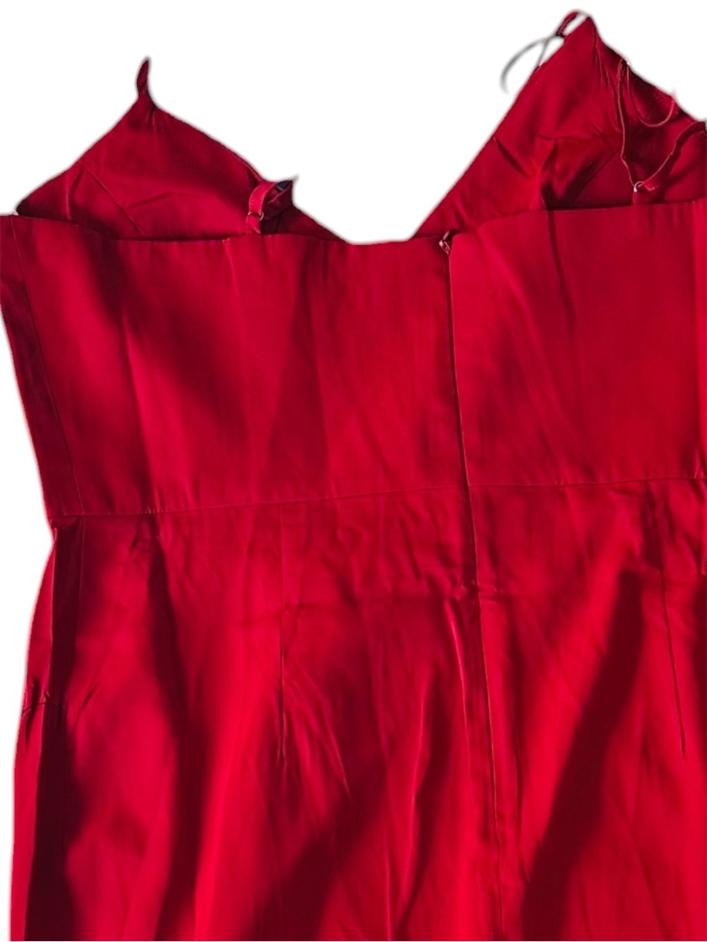 Lulu's Reinette Rust Red Midi Party Dress Womens L NWT - Picture 6 of 8